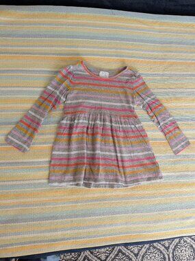 🛍️ BUNDLE ONLY • Baby Gap Striped Peplum Long Sleeve Top 5T